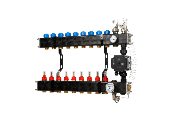 VTE Kunststof verdeler met pomp